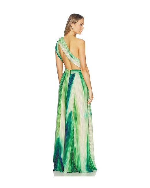 Maylé Vásquez Green Affluent Maxi Dress