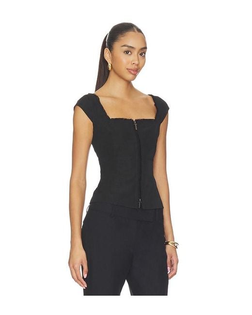 Cult Gaia Black Celestia Top