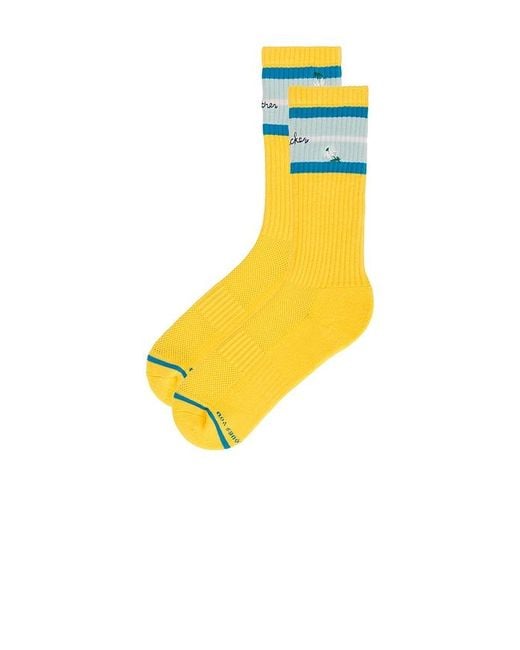 Mother Yellow The Half-Calf Socks