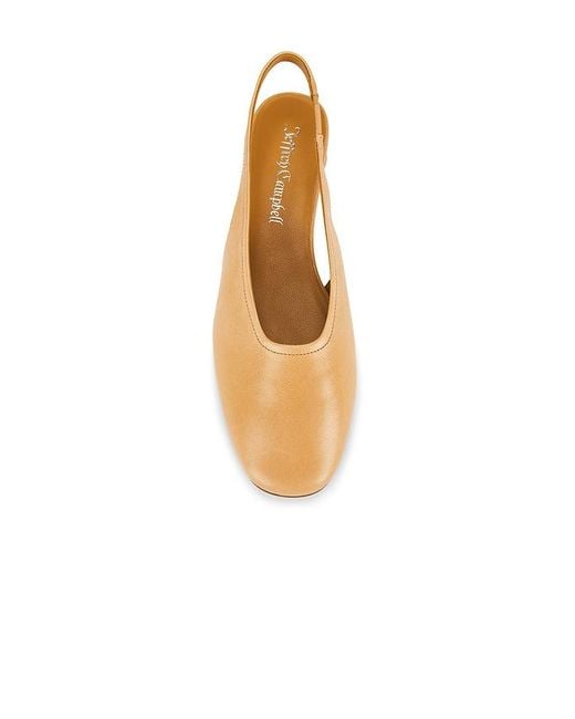 Jeffrey Campbell Natural Trustee Sling Back Flat