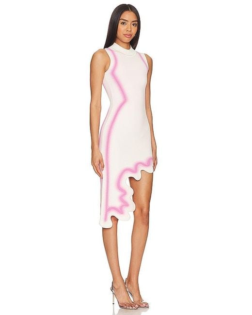 ROBE WAVY en White,Pink Ph5