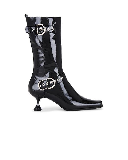 Jeffrey Campbell Black Cornered Boot