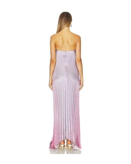 L'idée Multicolor Tie Gown