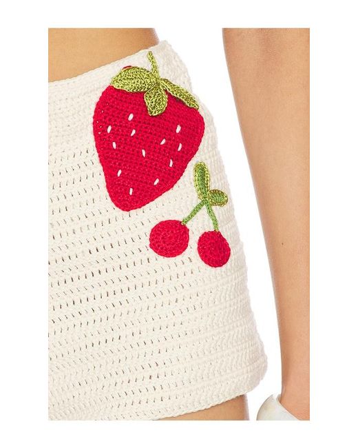 MY BEACHY SIDE White Gina Hand Crocheted Shorts