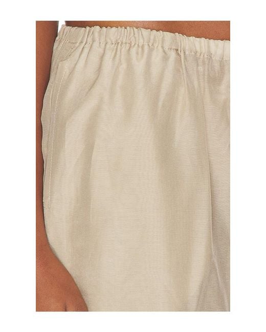 DONNI. Natural The Silk Cotton Sheer Balloon Pant