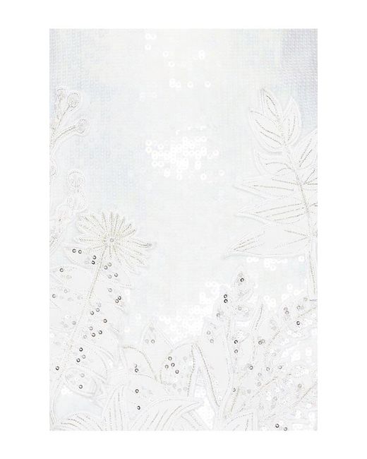 AFEW Rahul Mishra White Rahul Mishra Sequined Cocktail Mini Dress