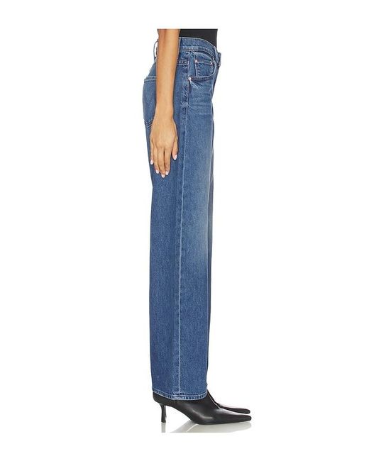 Mother Blue The Mid Rise Lasso Sneak Jeans