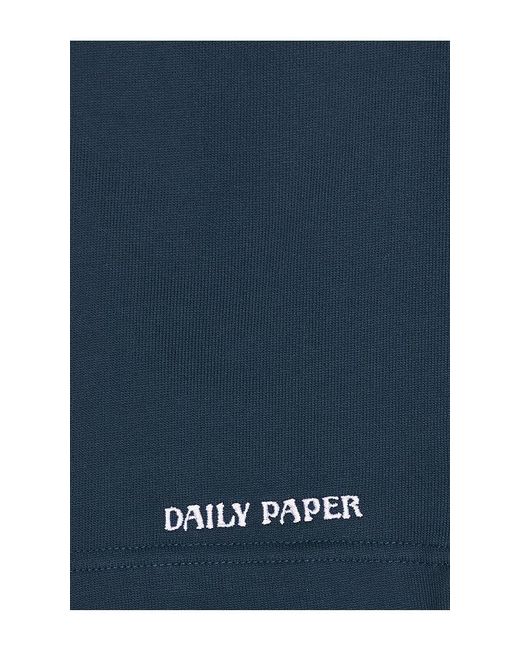Daily Paper Blue Relaxed Dias Jersey Shorts for men