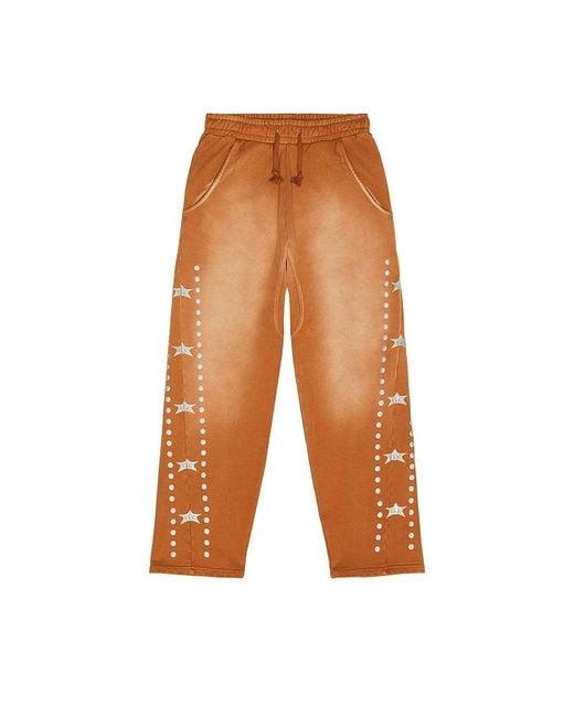 Barriers Worldwide Orange X Jimi Hendrix Buster Sweatpants for men