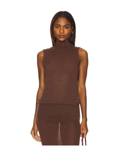geel Brown Serra Tunic Top