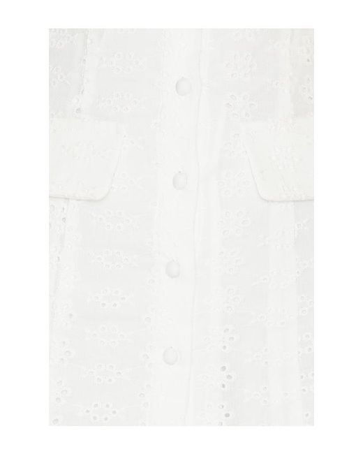 MORE TO COME White Winslet Mini Dress