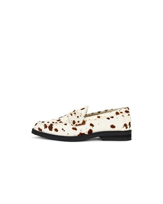 Duke & Dexter White Wilde Pony Penny Loafer for men