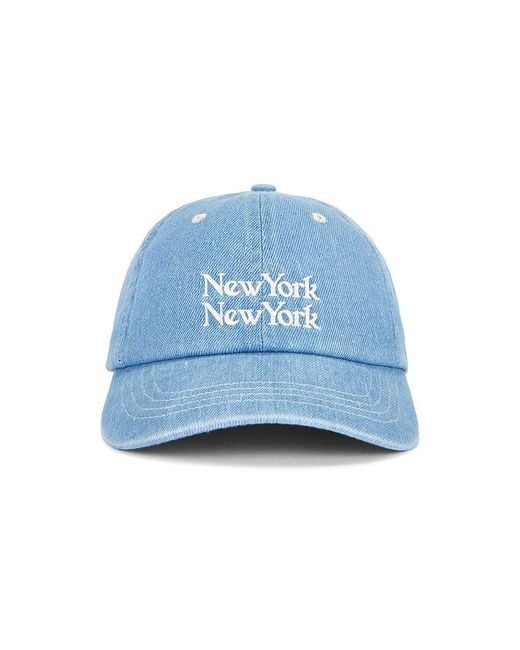 Corridor NYC Blue Denim Ny Ny Cap for men
