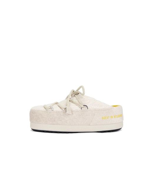 Moon Boot White Pantoffel-Mule Evx