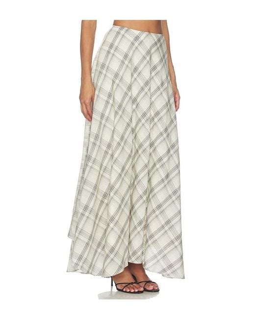 Lovers + Friends Natural Blake Maxi Skirt
