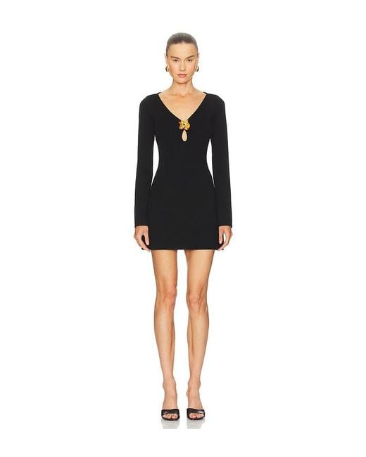 Cult Gaia Black Mani Knit Dress