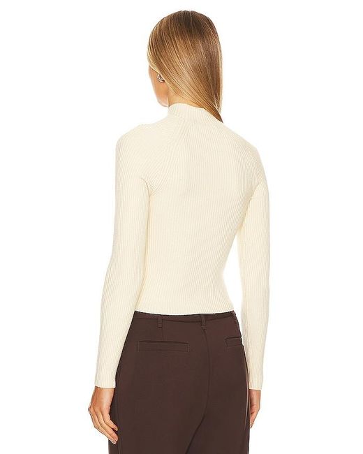 House of Harlow 1960 Natural X Revolve Ranae Mock Neck Sweater