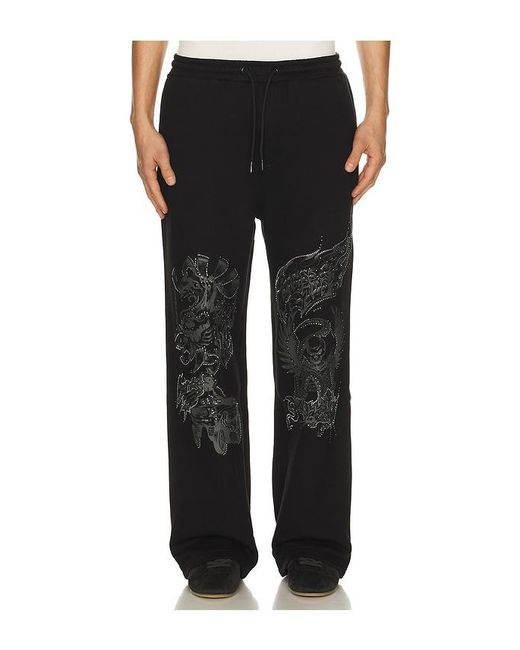 JUNGLES Black Loud Noises Track Pant for men
