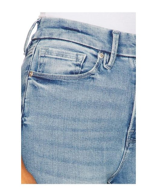 GOOD AMERICAN Blue Always Fits Good Classic Slim Straight Jeans