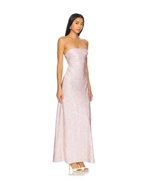For Love & Lemons White Carla Maxi Dress