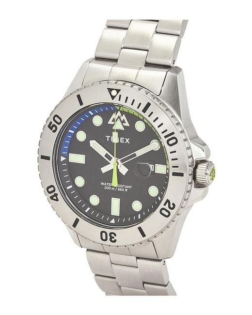 Timex Uhr in Metallic für Herren