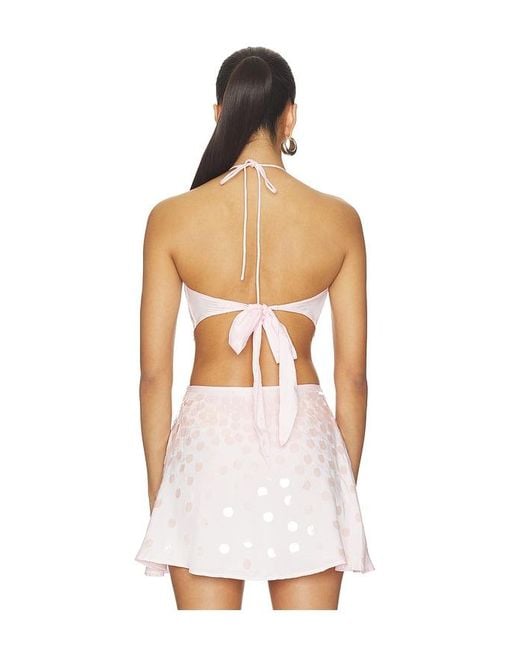 For Love & Lemons White Cosmo Top
