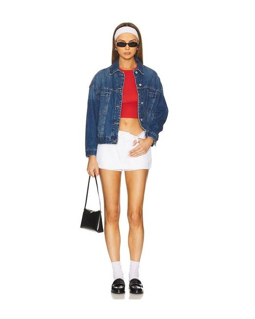 Free People White Galivanting Skort