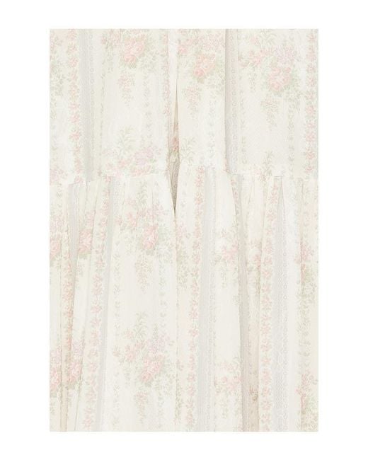 V. Chapman White Gwen Maxi Dress