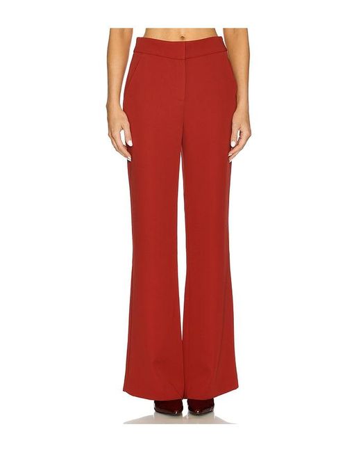 Veronica Beard Red Lebone Pant