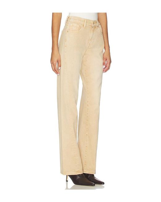 7 For All Mankind Natural Twisted Inseamtess Trouser Jeans