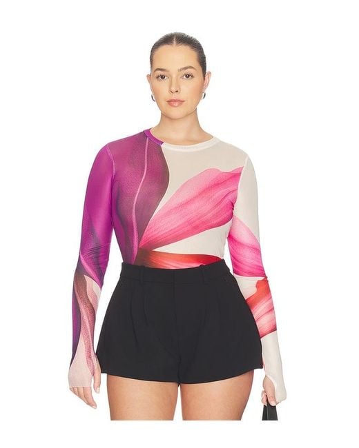 AFRM Pink Kaylee Top