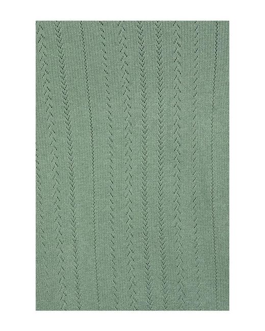 Eberjey Green Pointelle Cardigan
