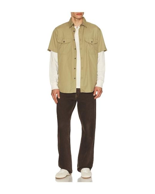 Filson Multicolor Washed Short Sleeve Shirt for men