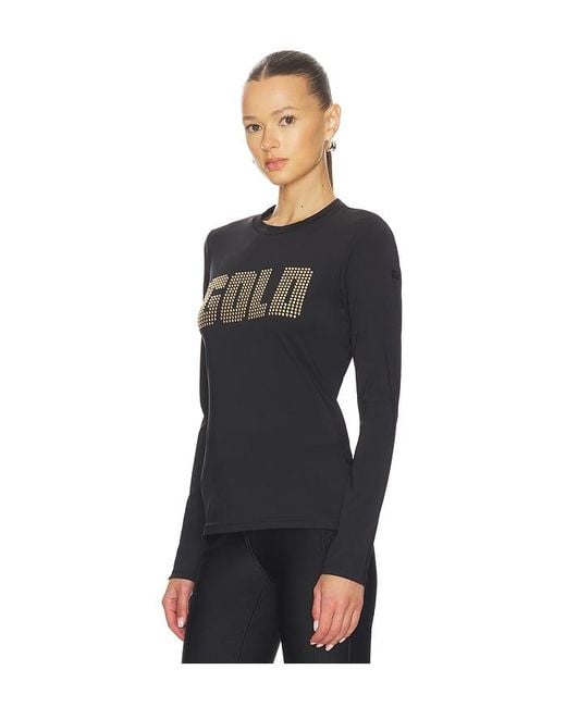 Goldbergh Black Aurea Long Sleeve Tee
