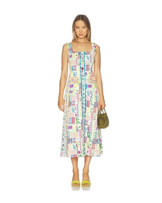 Celiab White Bunya Dress