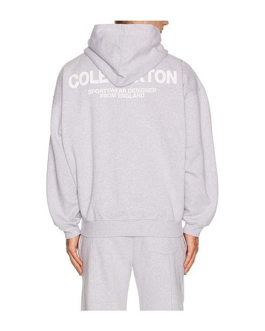 Cole Buxton White Sportswear Hoodie for men