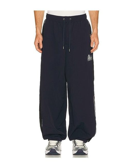 Guess Blue Crinkle Nylon Jogger for men