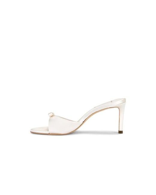 Black Suede Studio White Albie Sandal