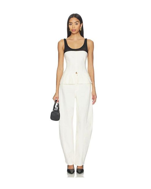 WeWoreWhat White Corset Top