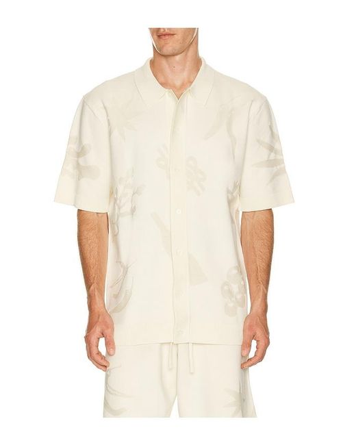 Filling Pieces Natural Breaking Bread Knit Shirt for men