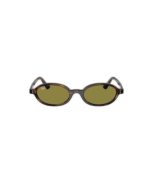 Ray-Ban Green Oval Sunglasses