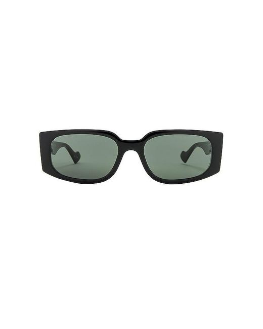 Gucci Green Generation Rectangular Sunglasses