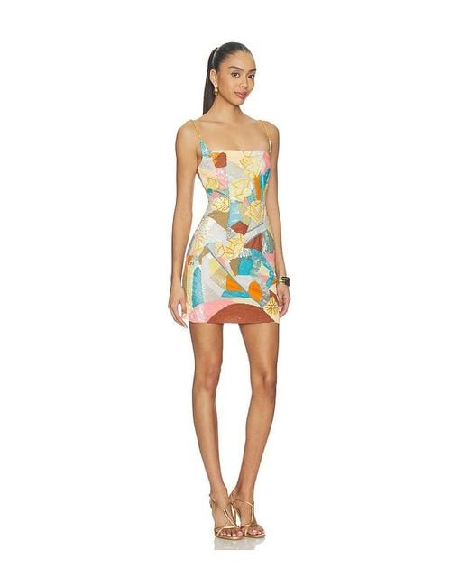 La Fuori Multicolor Mini Dress