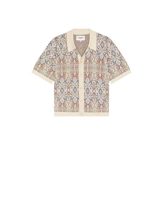 Corridor NYC Natural Trance Knit Shirt for men