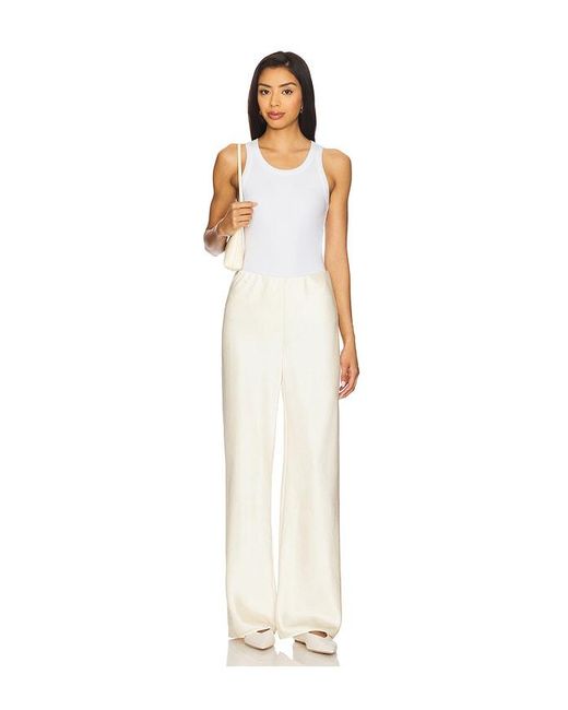 Vince White Fluid Bias Pant