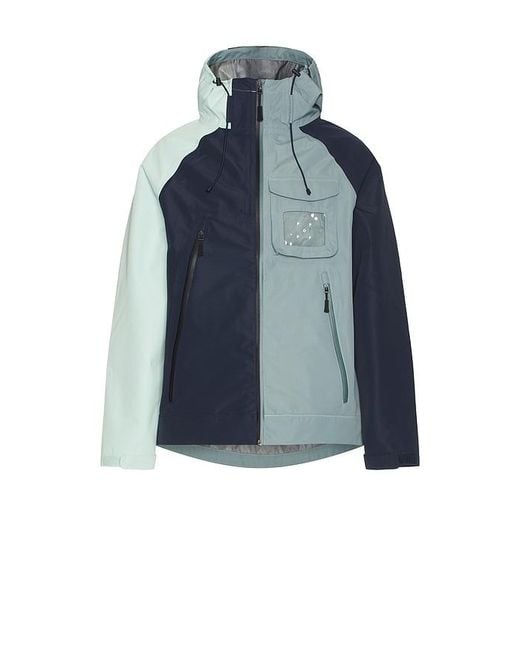 Pop Trading Co. Blue Oracle Hooded Jacket for men
