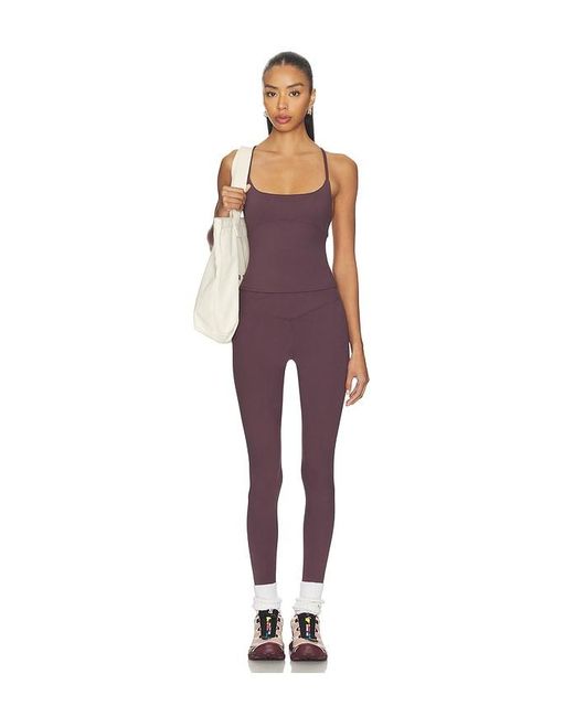 WellBeing + BeingWell Red Flowwell Callista Crossover Legging