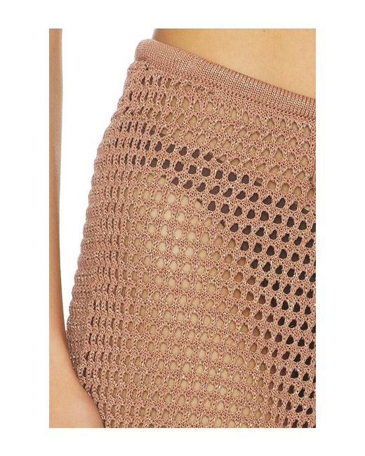 L'Agence White 'Agence Solan Pointelle Knit Shorts