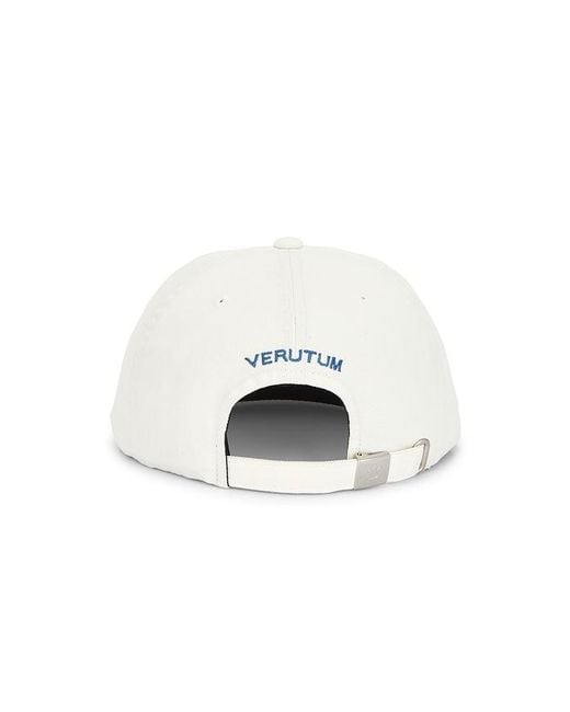 VERUTUM Blue Slogan Cap for men