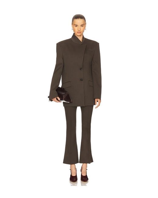 The Attico Brown Wool Jacket